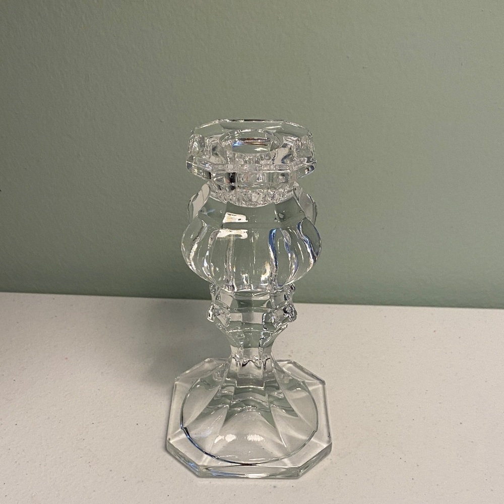 Elegant Crystal Candle Holder